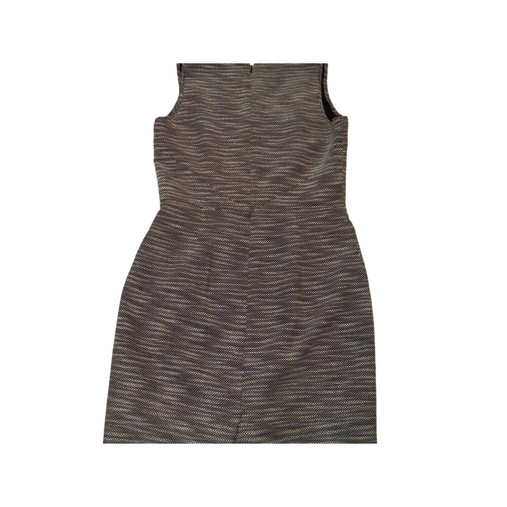 Banana Republic Sheath Dress V-neck Woven Black White Work Classic Layer Size 8 - Picture 3 of 5